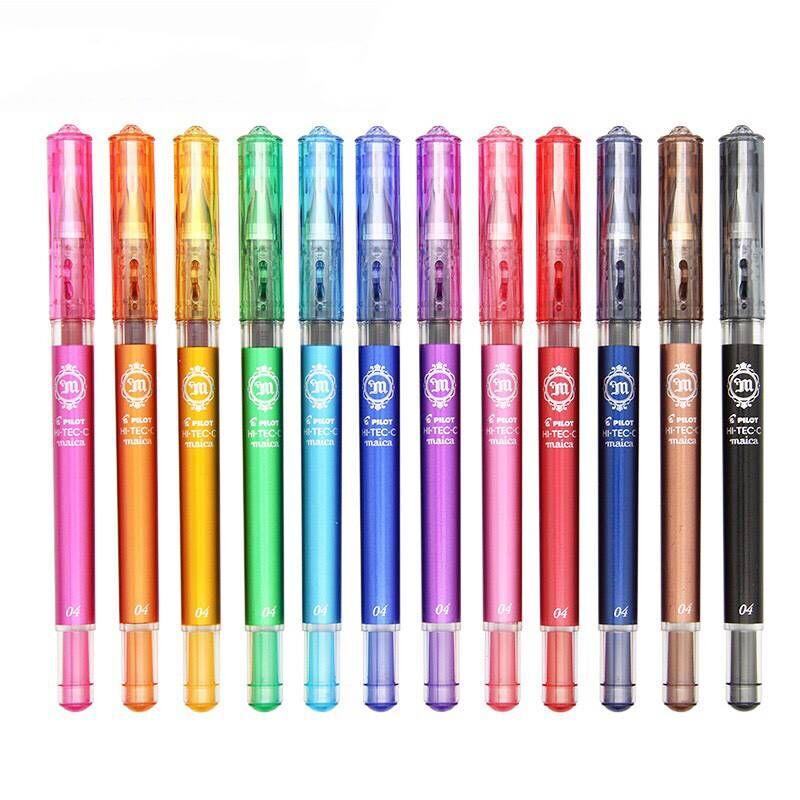 Pilot Hi-Tec-C Maica Gel Pen - 12 Color Set