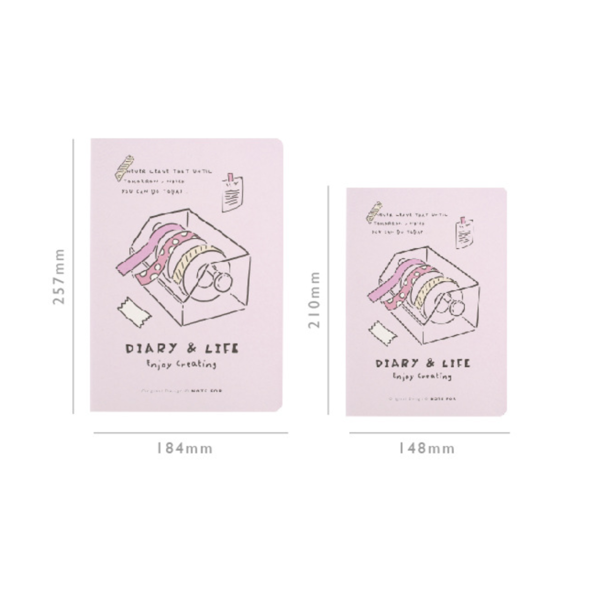 Diary & Life Creative Notebook (4 Types)