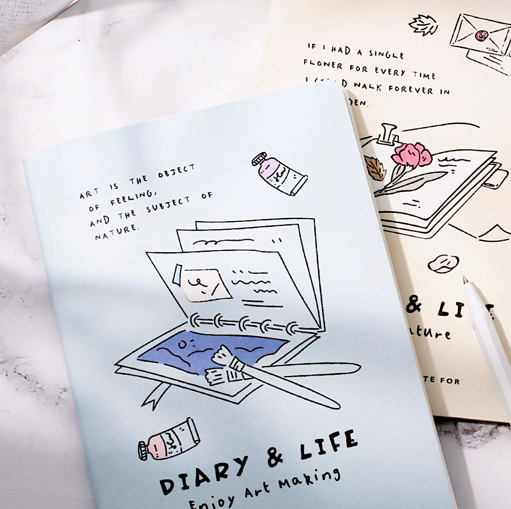 Diary & Life Creative Notebook (4 Types)