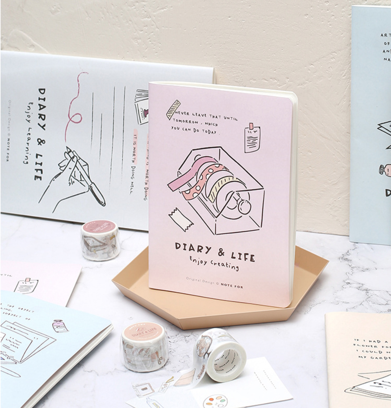 Diary & Life Creative Notebook (4 Types)