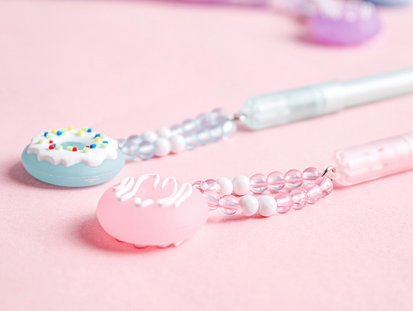 Donut Pendant Gel Ink Pen