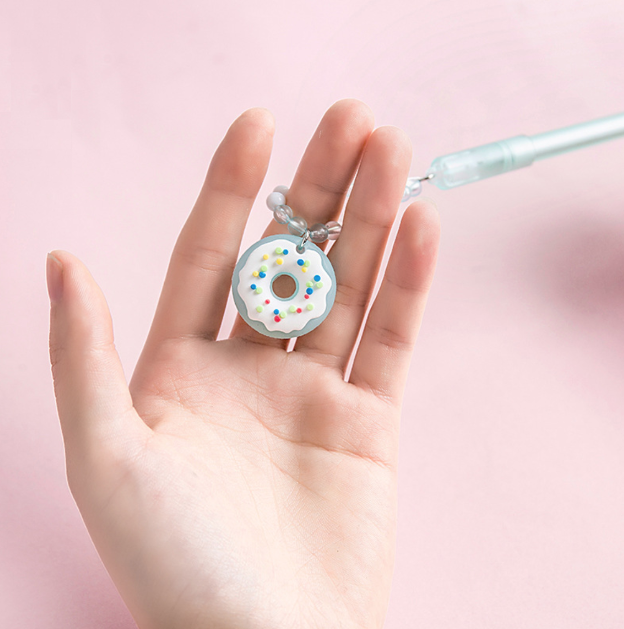 Donut Pendant Gel Ink Pen