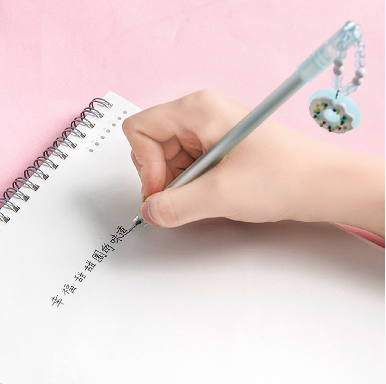 Donut Pendant Gel Ink Pen