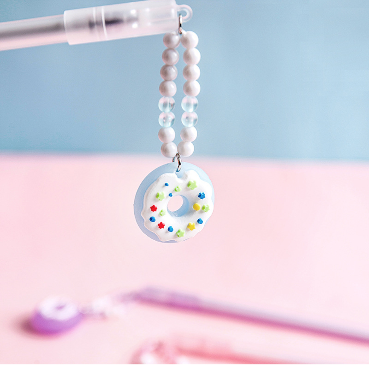 Donut Pendant Gel Ink Pen