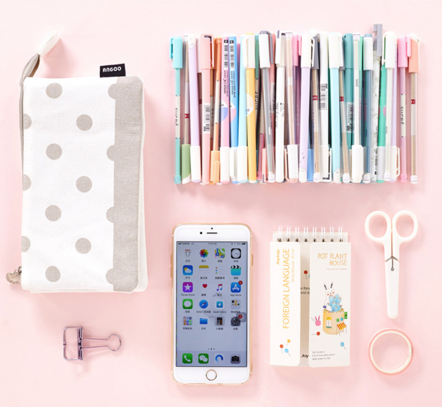 Extra Large Canvas Pencil Case