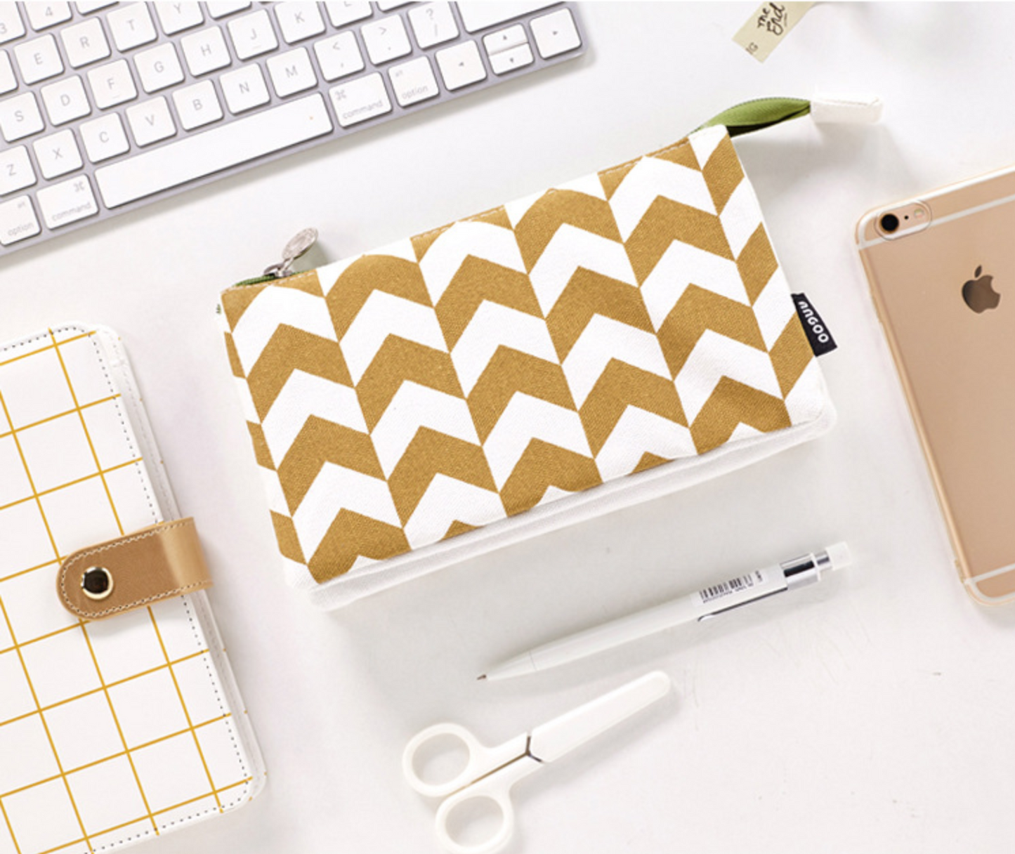 Extra Large Canvas Pencil Case
