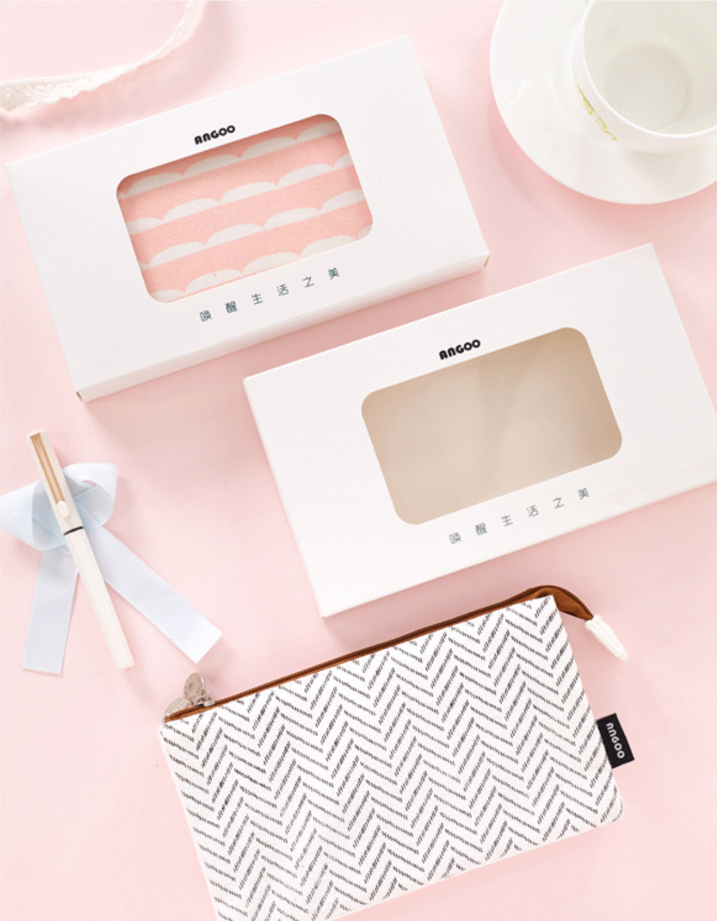 Extra Large Canvas Pencil Case