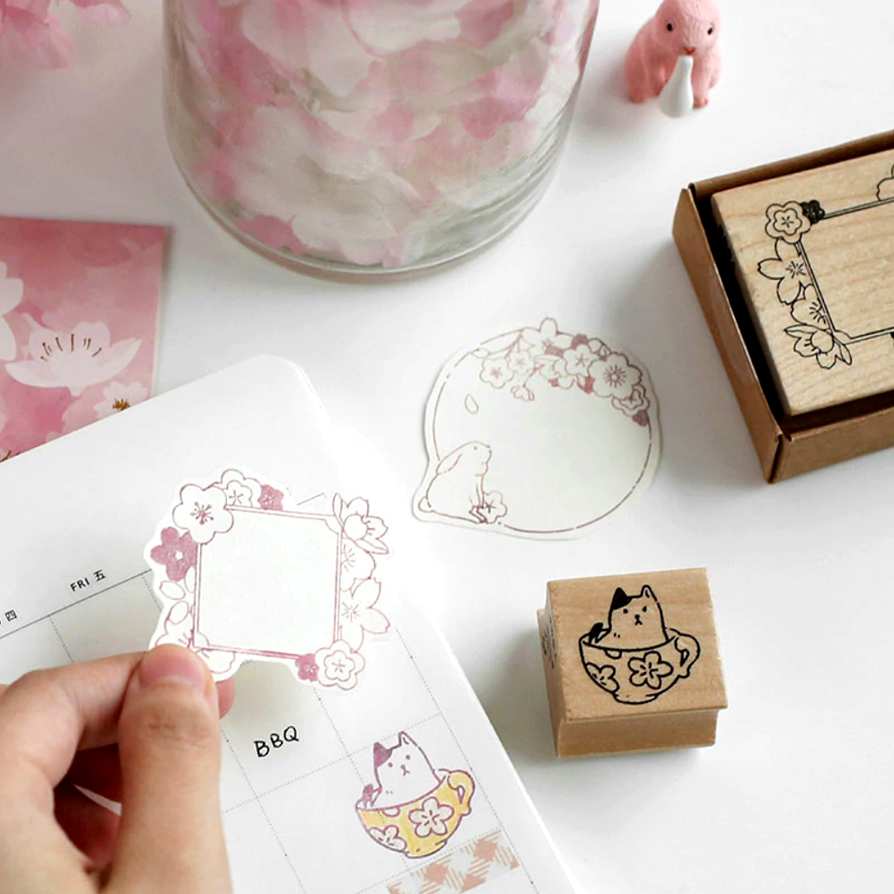 Japanese Sakura Rubber Stamps