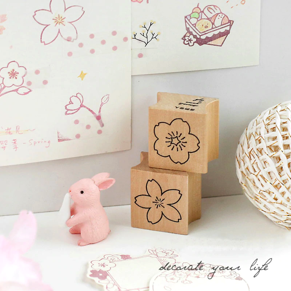 Japanese Sakura Rubber Stamps