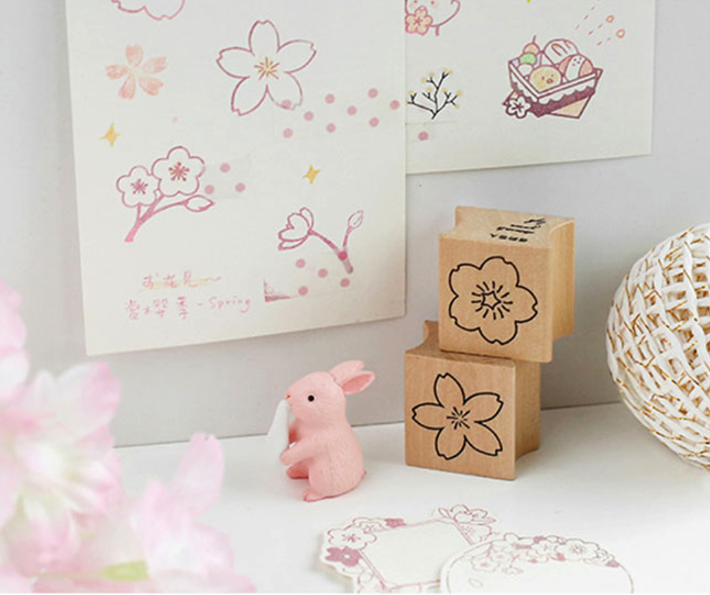 Japanese Sakura Rubber Stamps