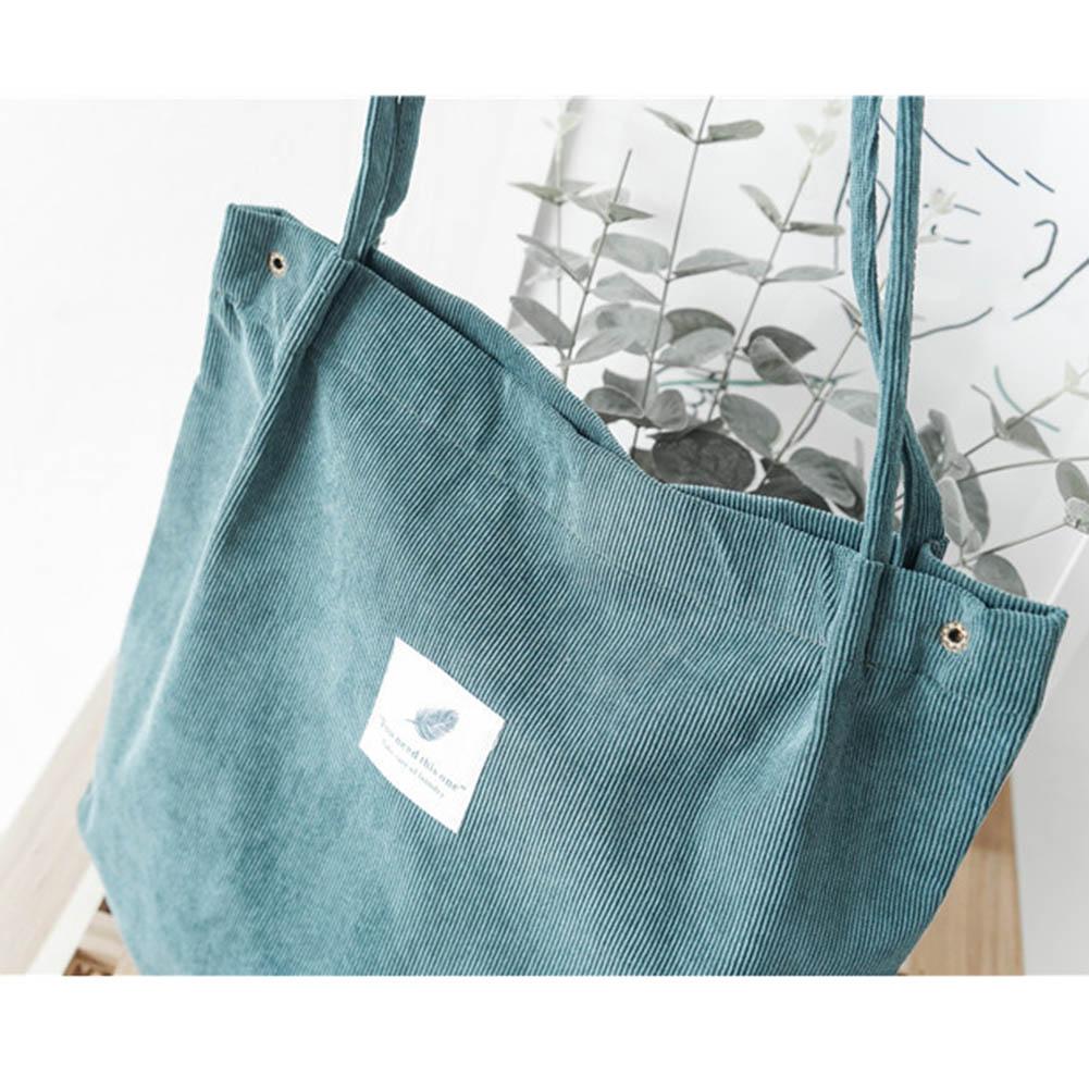Korean Style Corduroy Tote Bag (6 Colors)