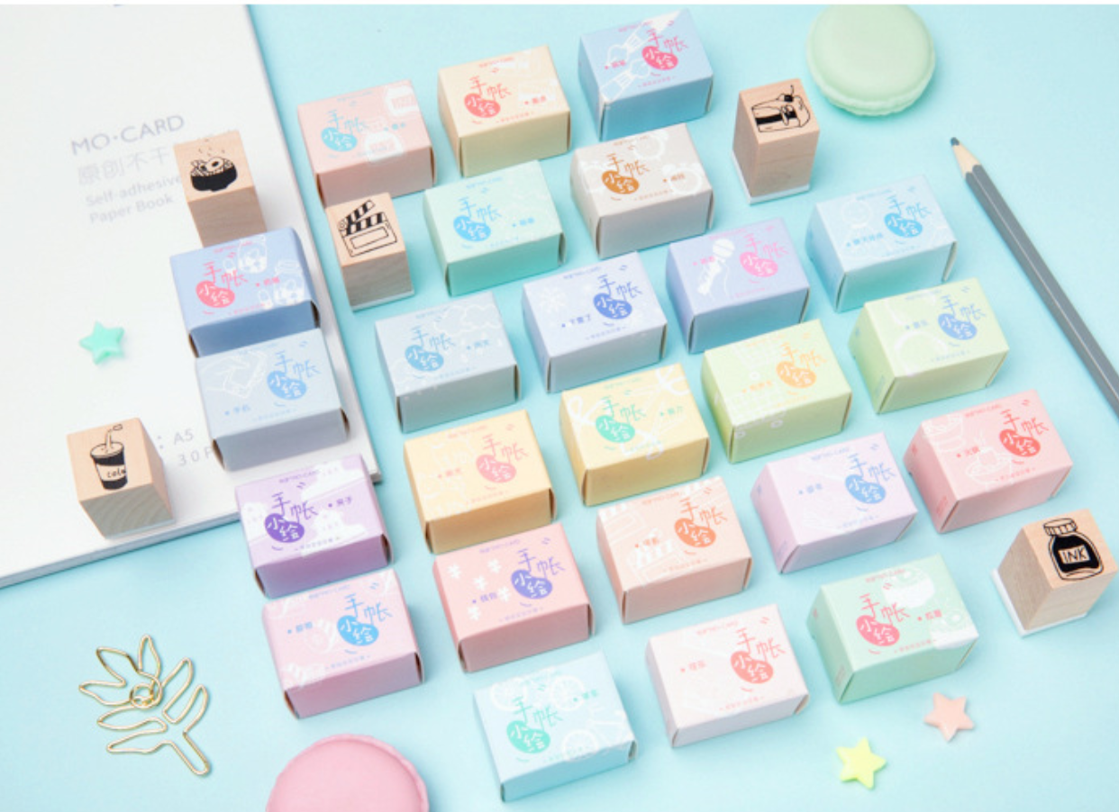 My Everyday Life Wooden Stamps