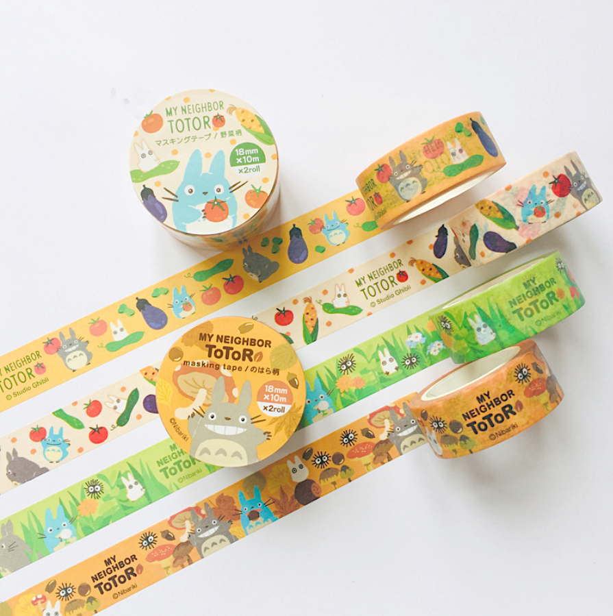 My Neighbor Totoro Washi Tapes - Summer & Autumn Set