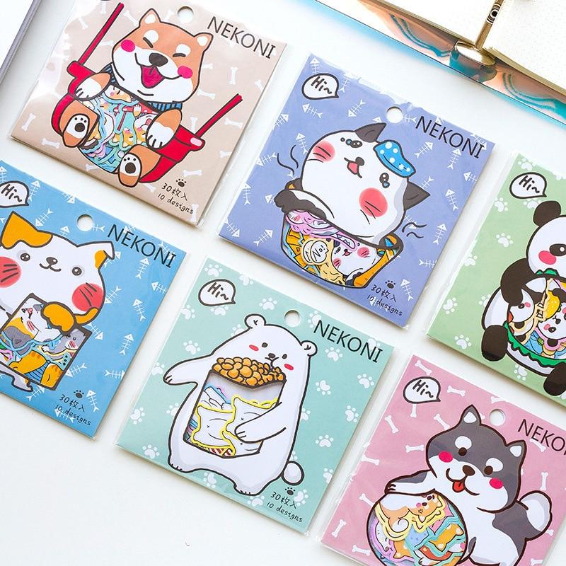 Nekoni Animal Stickers