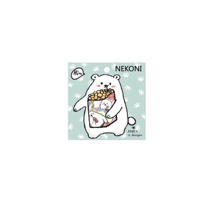Nekoni Animal Stickers