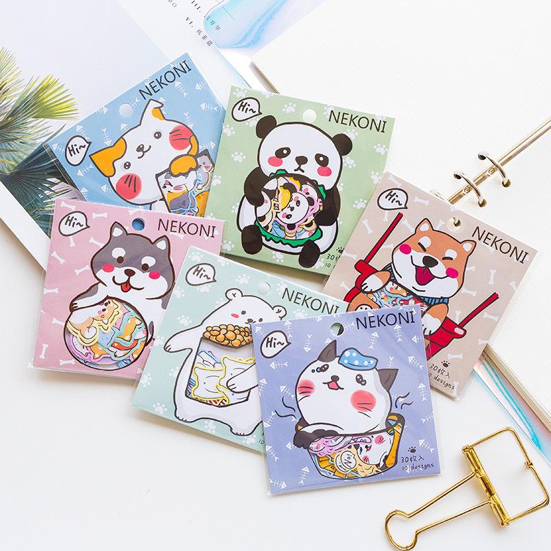 Nekoni Animal Stickers