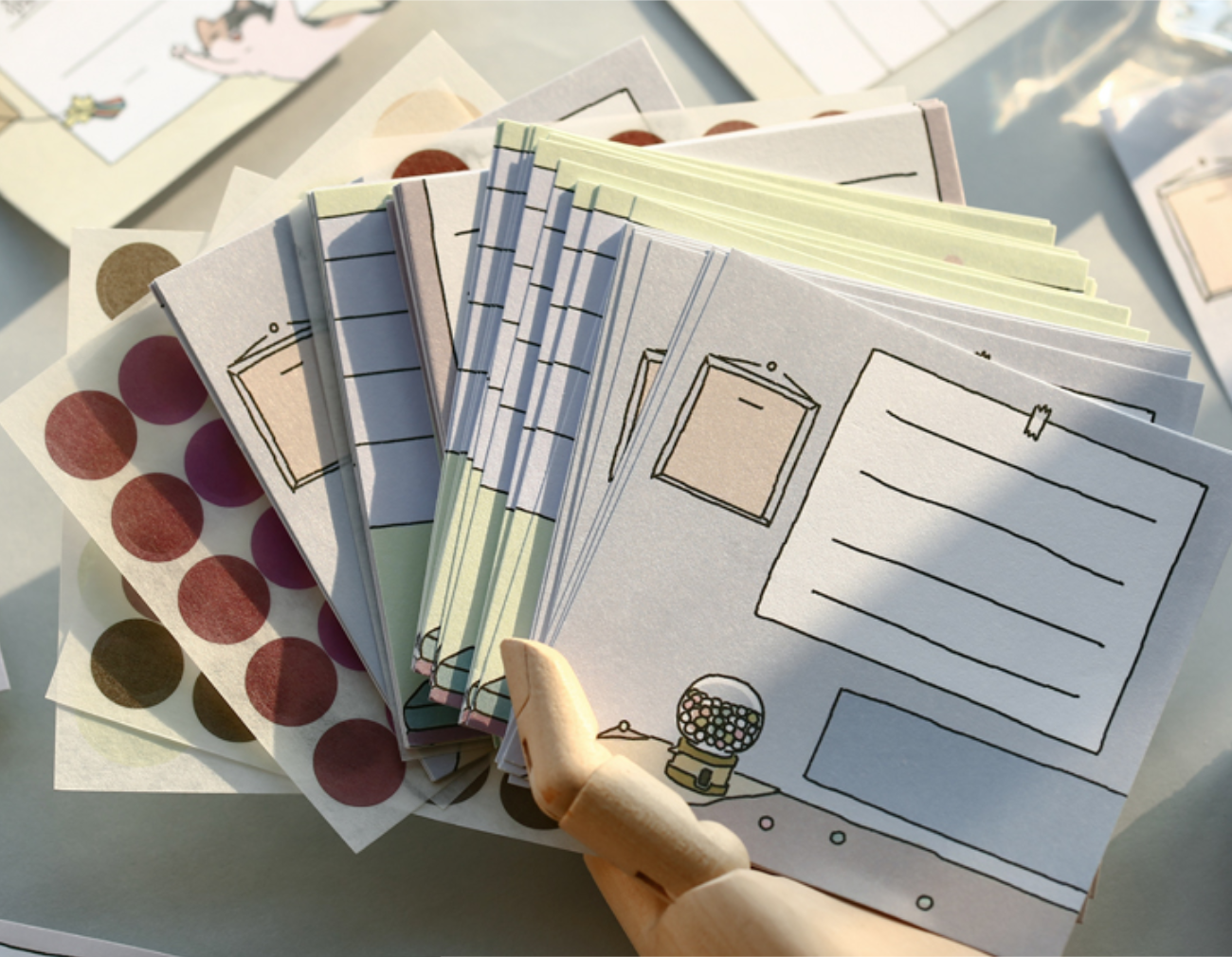 Nekoni Daily Memo Paper