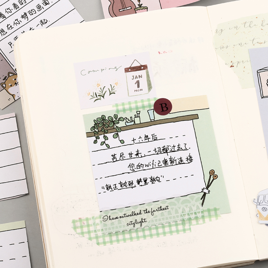 Nekoni Daily Memo Paper