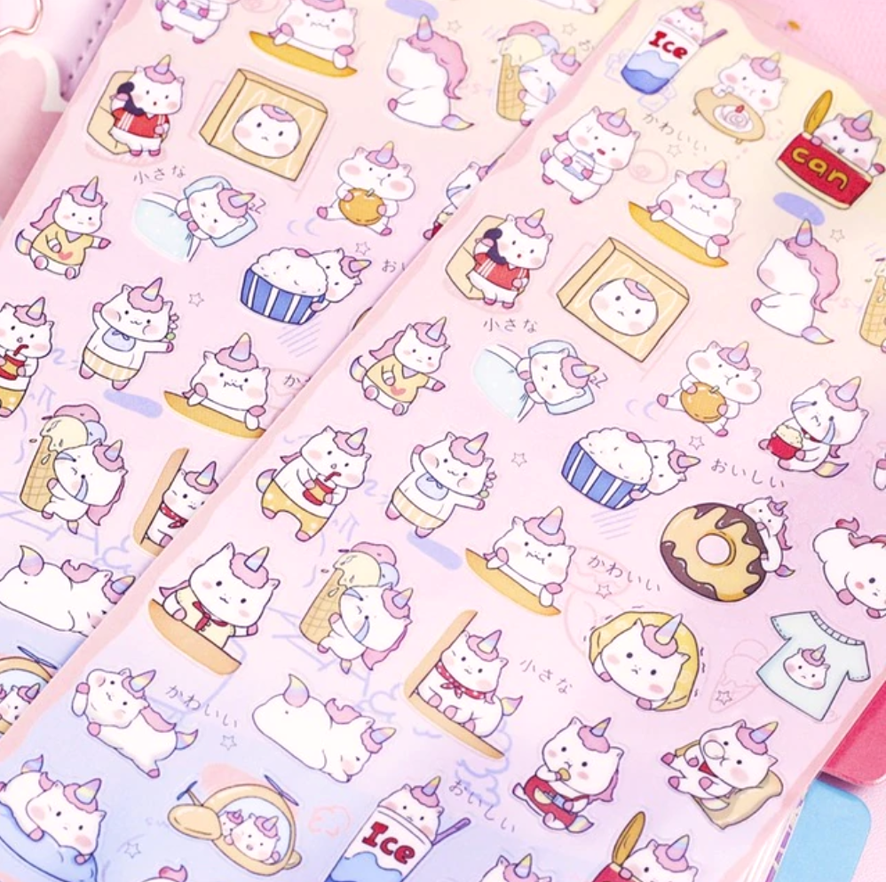 Nekoni Unicorn Stickers