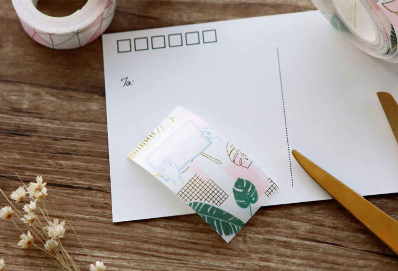 Let's Dream Together Gold Foil Masking Tape