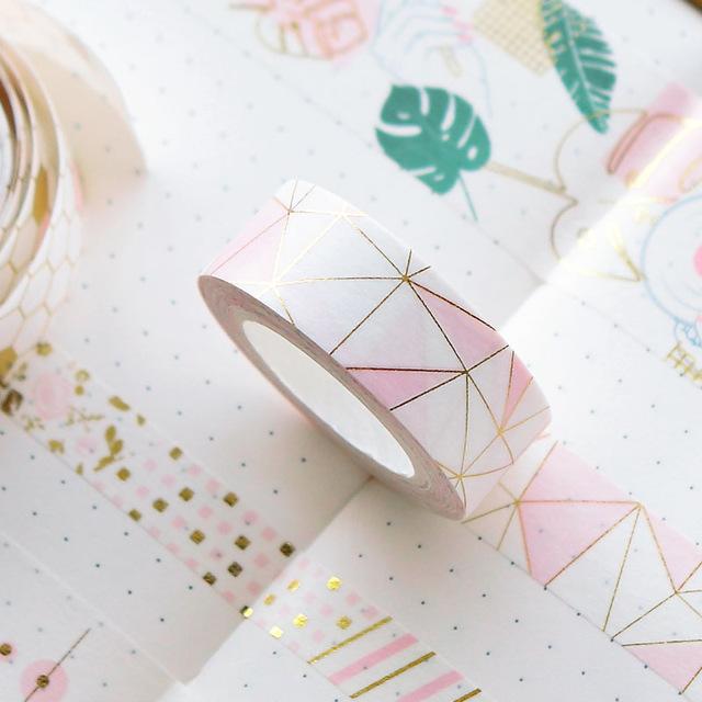 Let's Dream Together Gold Foil Masking Tape