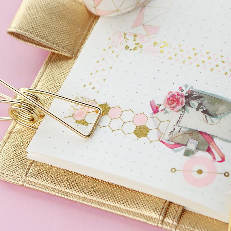 Let's Dream Together Gold Foil Masking Tape