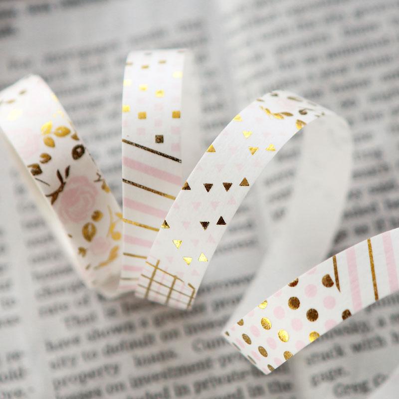 Let's Dream Together Gold Foil Masking Tape