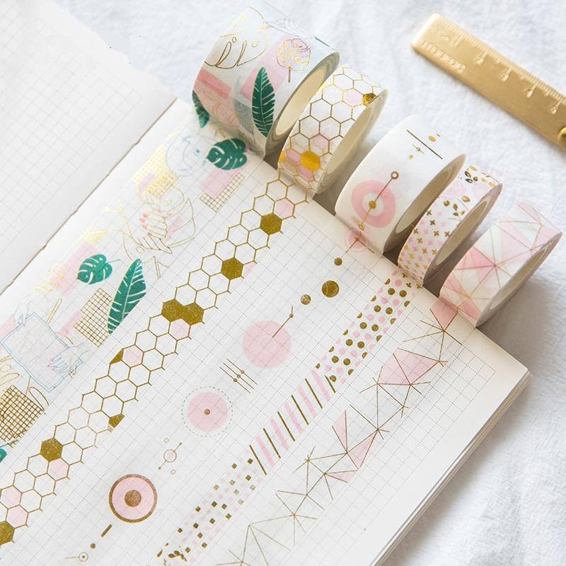 Let's Dream Together Gold Foil Masking Tape