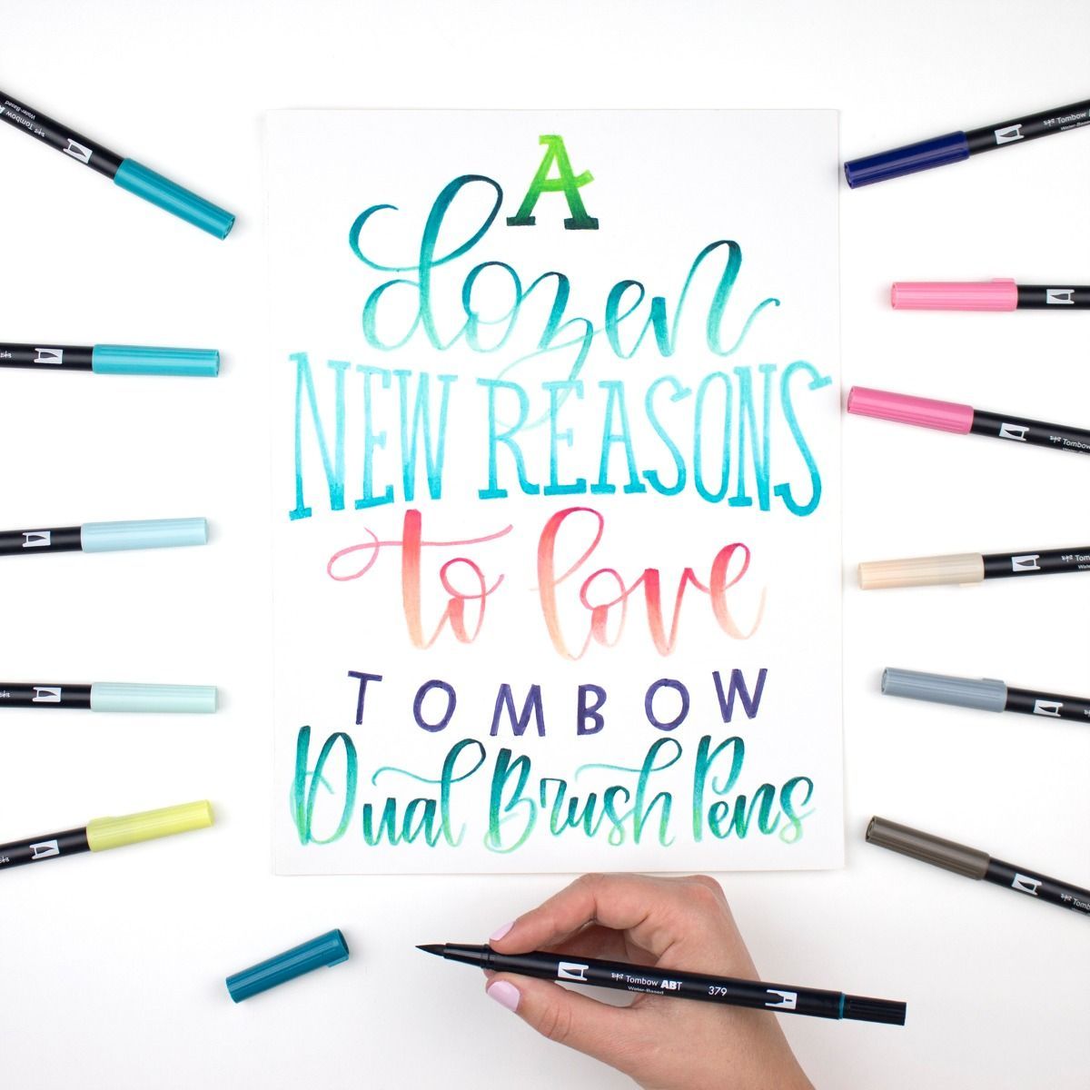 Tombow ABT Dual Brush Pens - 12 New Colors