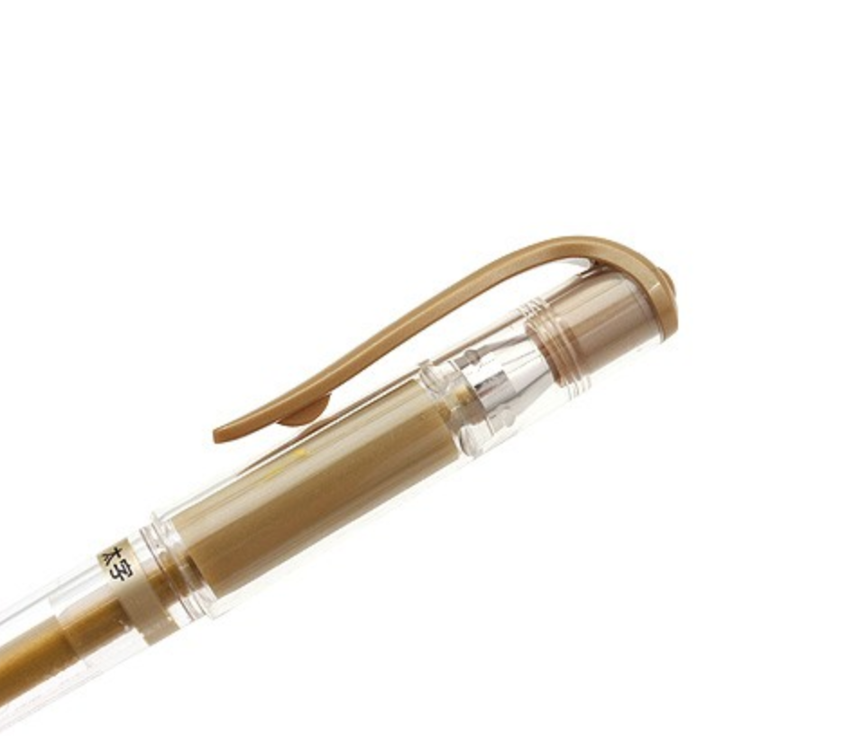 Uni-ball Signo Broad Gel Pen - Gold Ink