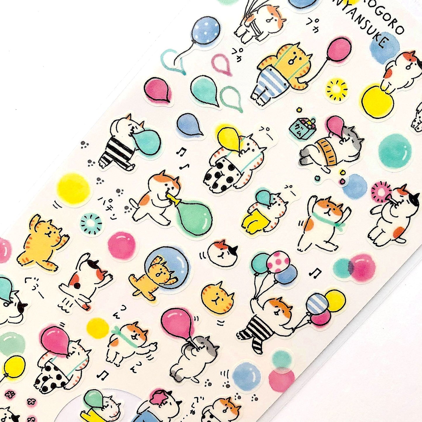 Goro Goro Nyansuke Stickers - Puka Puka