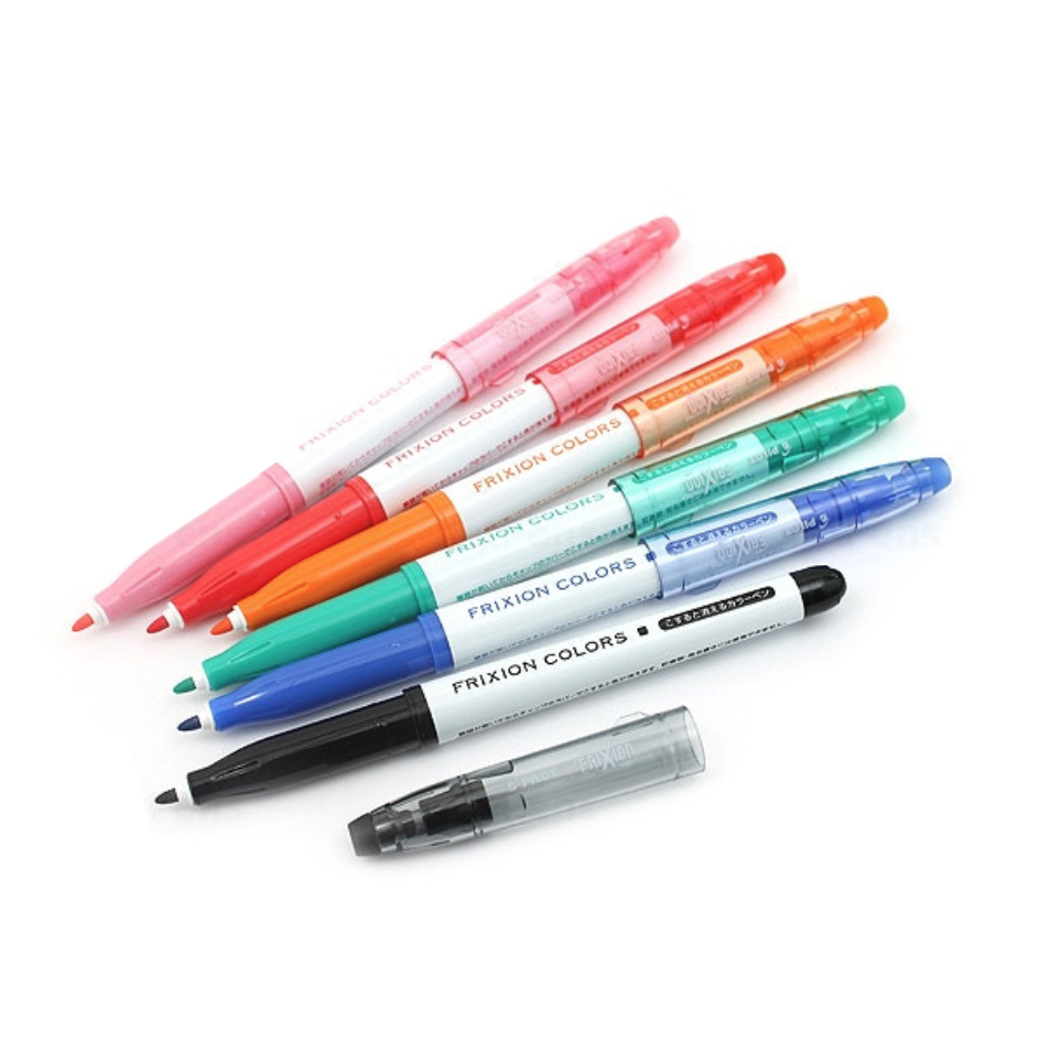 Pilot Frixion Colors Erasable Marker - Basic Colors