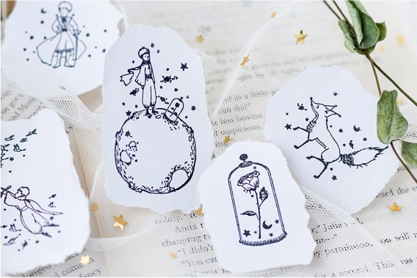 Little Prince Wooden Stamp
