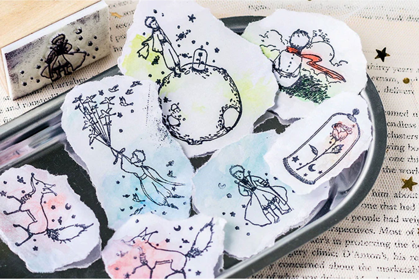 Little Prince Wooden Stamp