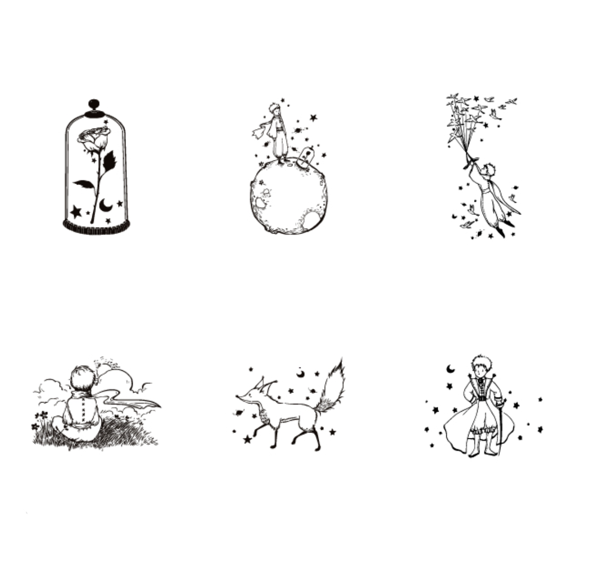 Little Prince Wooden Stamp