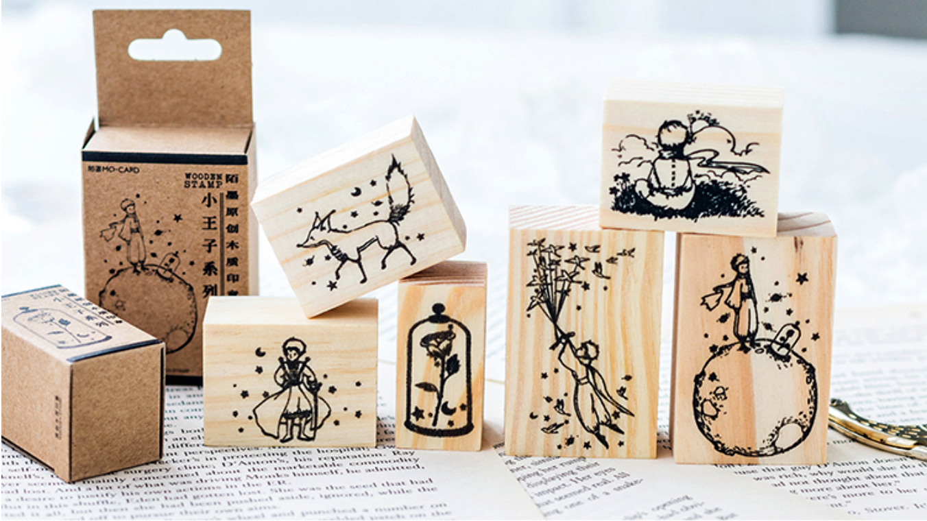 Little Prince Wooden Stamp