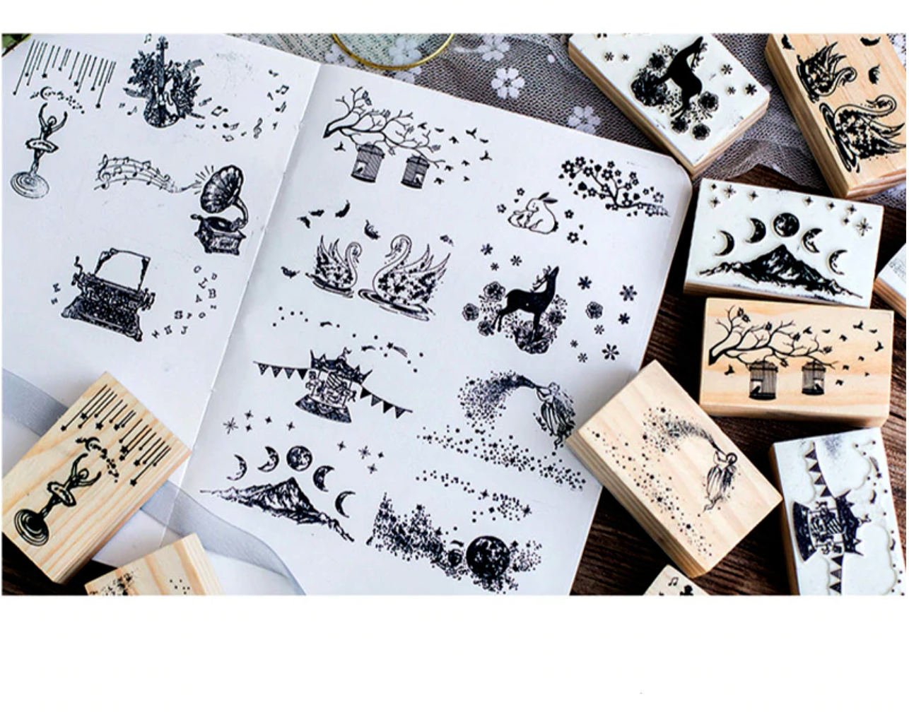 Magic Land Wooden Stamps
