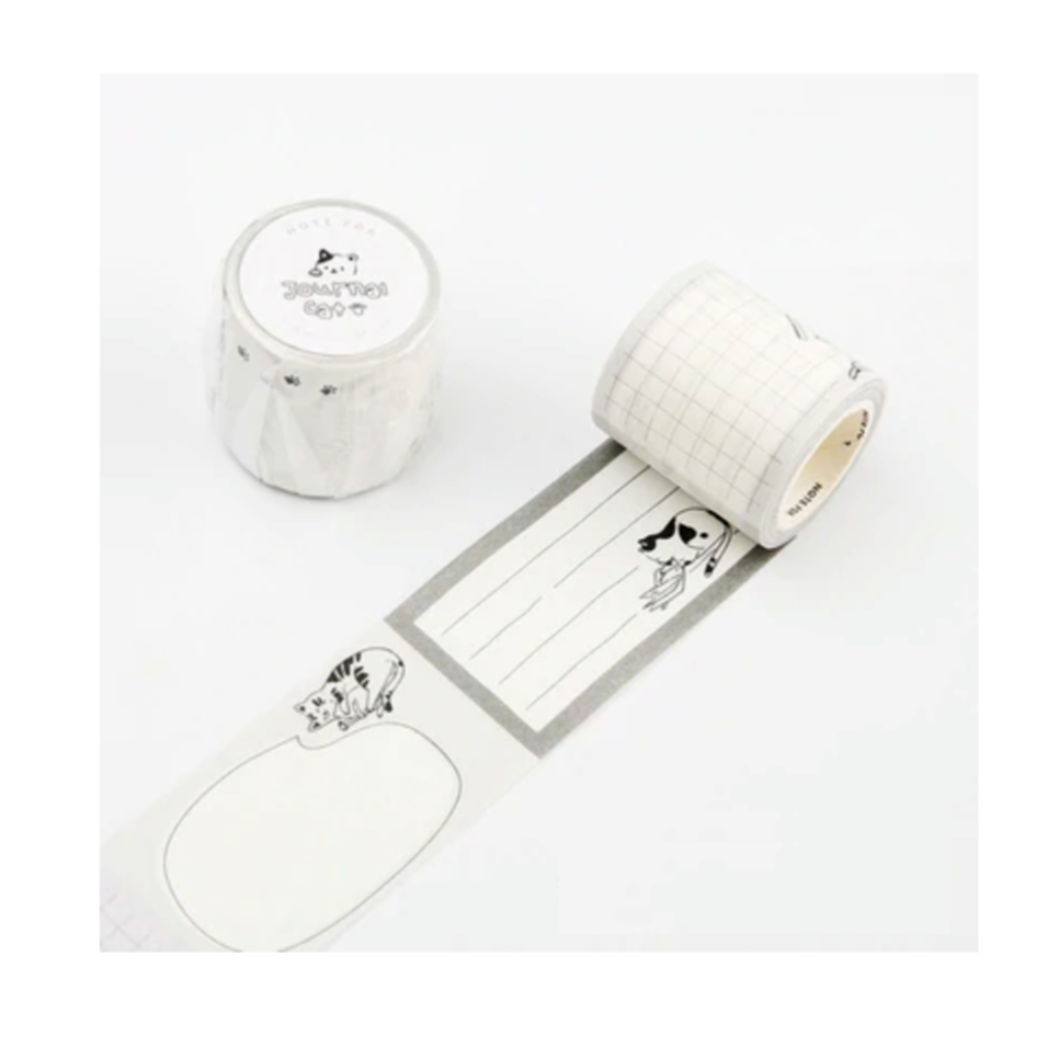 Journaling Cat Masking Tape