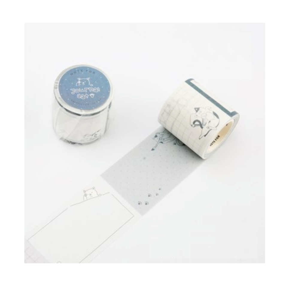 Journaling Cat Masking Tape