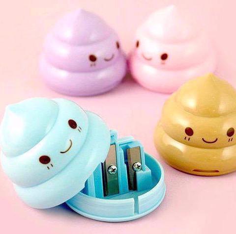 Smiling Poop Pencil Sharpener