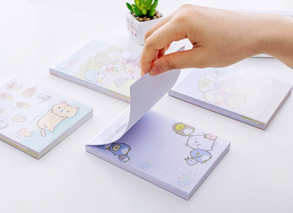 Corocoro Coronya and Sumikko Gurashi Notepad