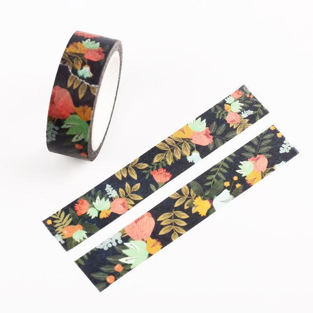 Tropical Dark Washi Tape