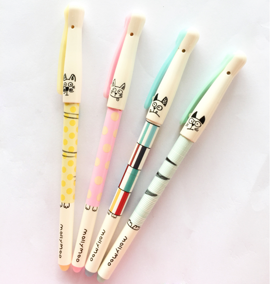 Chubby Cat Erasable Gel Pen