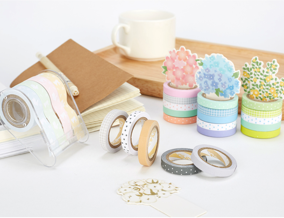 Slim Decorative Washi Tape 5-Pack