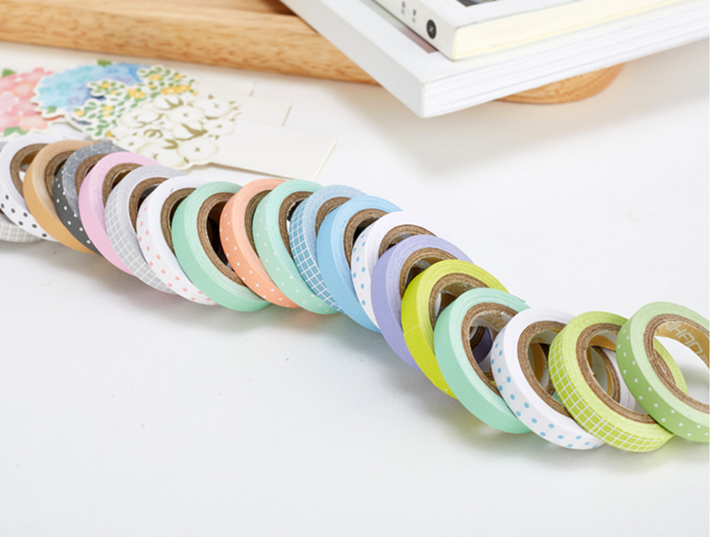 Slim Decorative Washi Tape 5-Pack