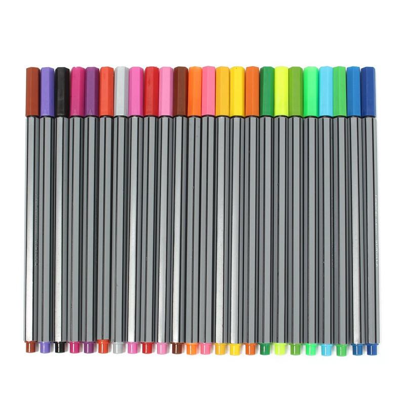 24 Multicolor Fineliner Pen Pack