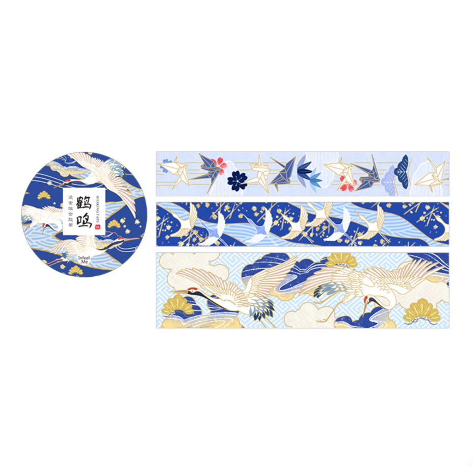 Natsu No Kaze Washi Tapes - Crane