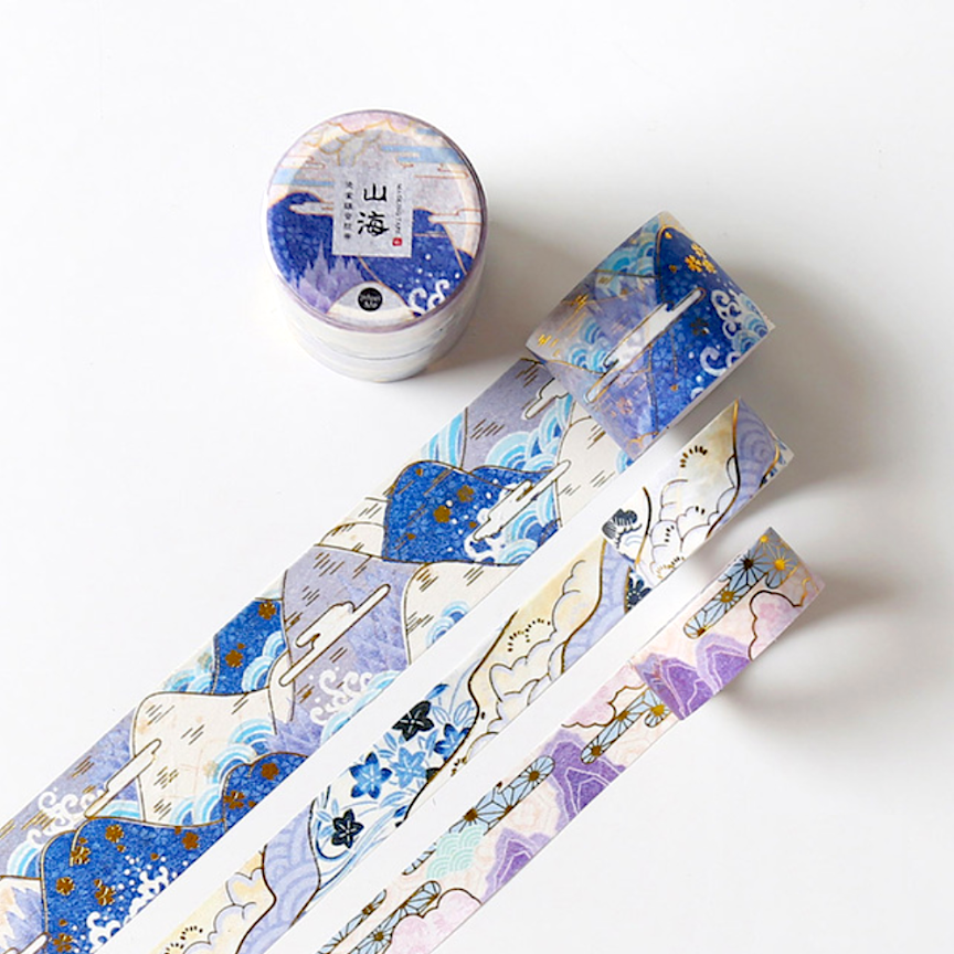Natsu No Kaze Washi Tapes - Mountains