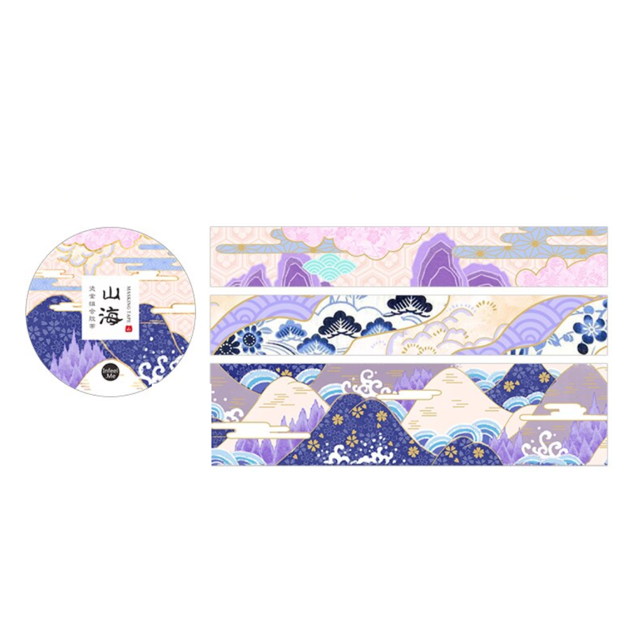Natsu No Kaze Washi Tapes - Mountains