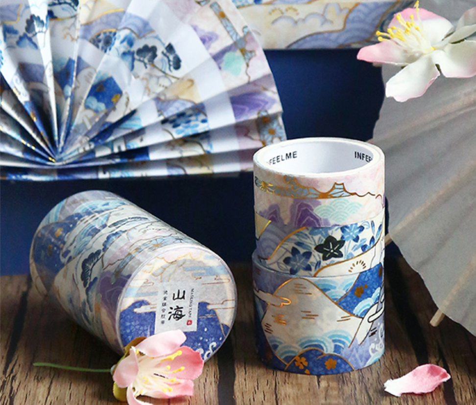 Natsu No Kaze Washi Tapes - Mountains
